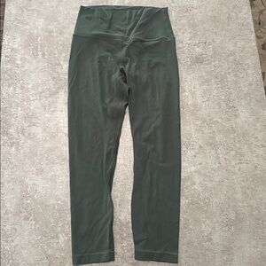 Lululemon Align Leggings 23” Dark Forest Size 6